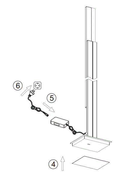 Paul Neuhaus 728-95 Q Tower LED Floor Lamp 6