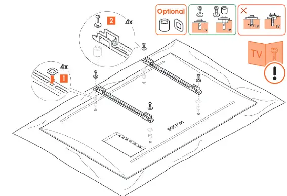 vogel s TVM-5445-Full-Motion-TV-Wall-Mount-FIG-4