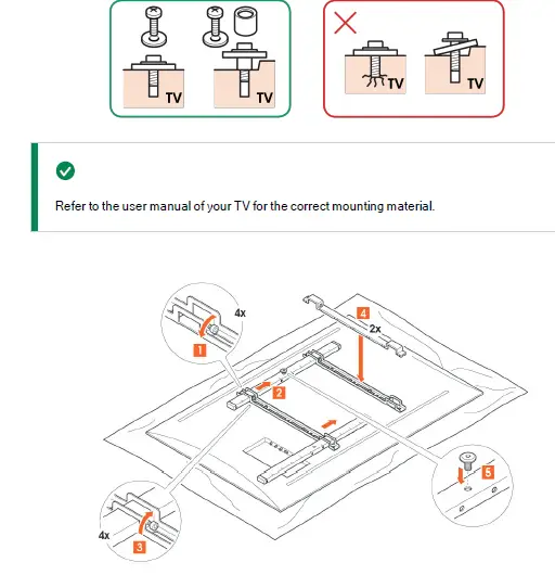 vogel s TVM-5445-Full-Motion-TV-Wall-Mount-FIG-6