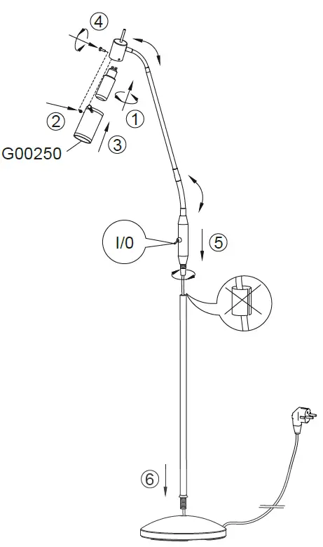 LeuchtenDireckt 11938-55 LED Floor Lamp-3