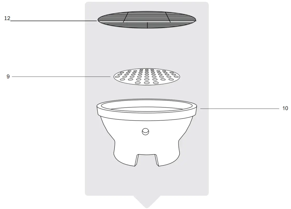 KOBE 8923 Kamado XXL Charcoal Grill - Assembly 2