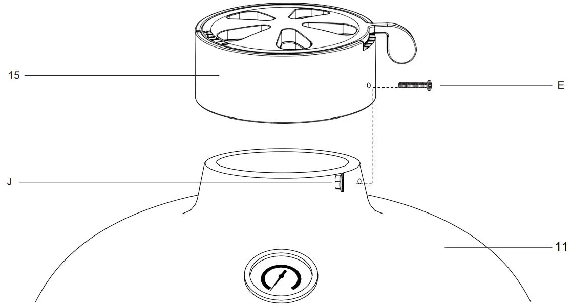 KOBE 8923 Kamado XXL Charcoal Grill - Kamado Grill 1