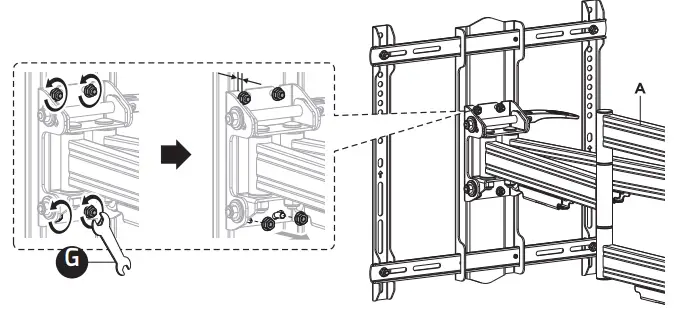 THOR 28016T 37-80 Inch Full Motion Heavy Duty Wall Mount 7