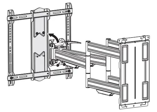 THOR 28016T 37-80 Inch Full Motion Heavy Duty Wall Mount 8