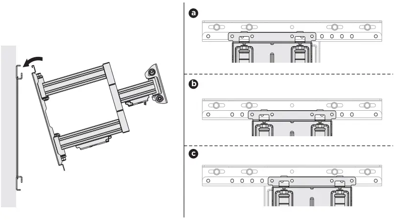 THOR 28016T 37-80 Inch Full Motion Heavy Duty Wall Mount 9