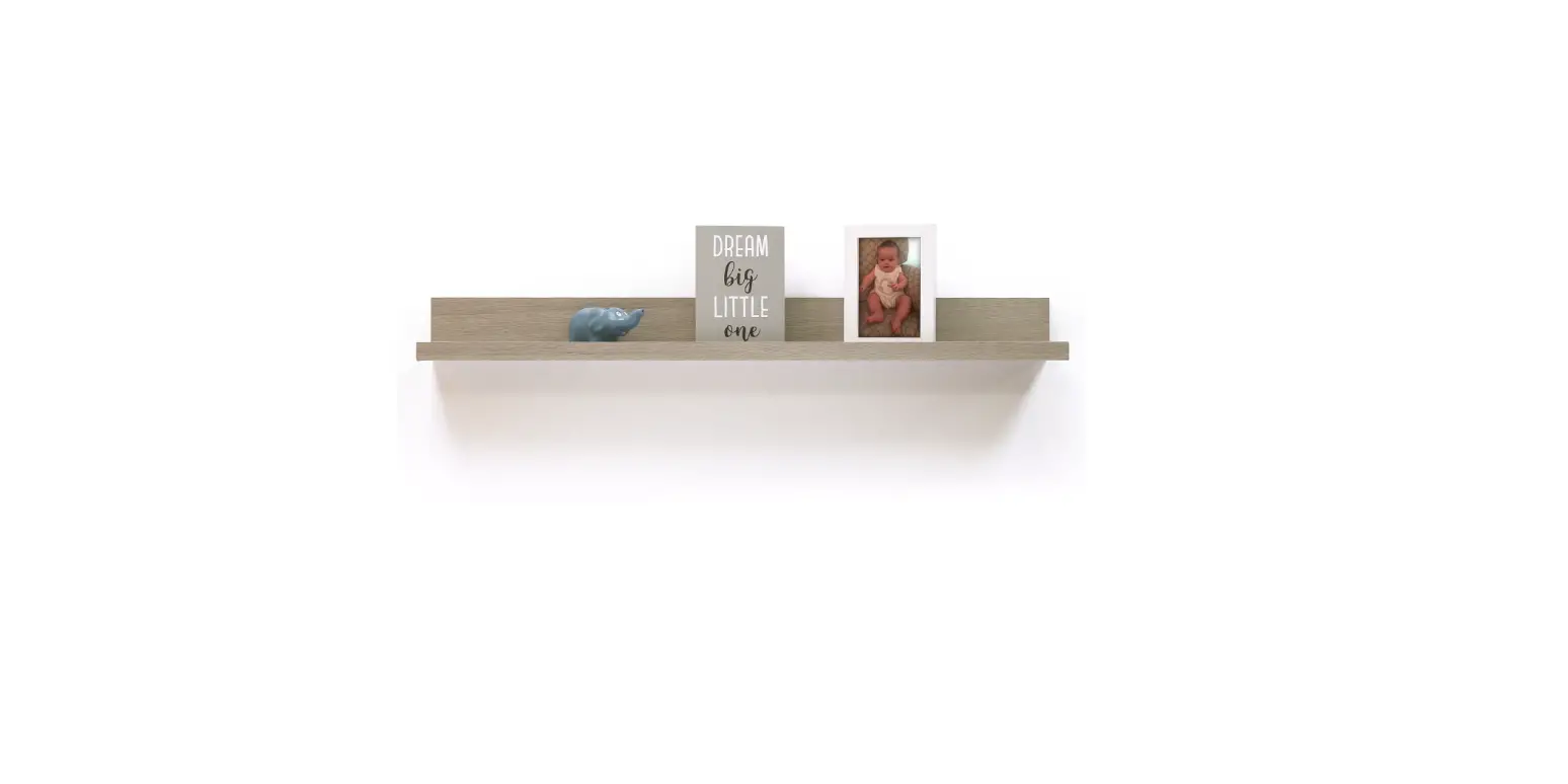 Inplace 9605018e Cool Grey Picture Ledge Mdf Floating Wall Shelf Installation Guide