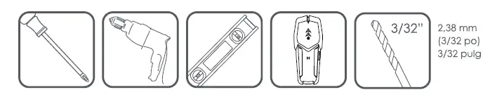 inPlace 9605018E Cool Grey Picture Ledge MDF Floating Wall Shelf fig 1