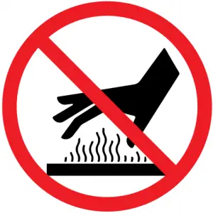 WARNING - Risk of Burns