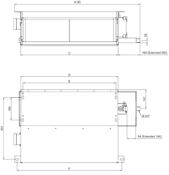 Carrier-42CT-Ductable-Fan-Coil-Unit-FIG-8