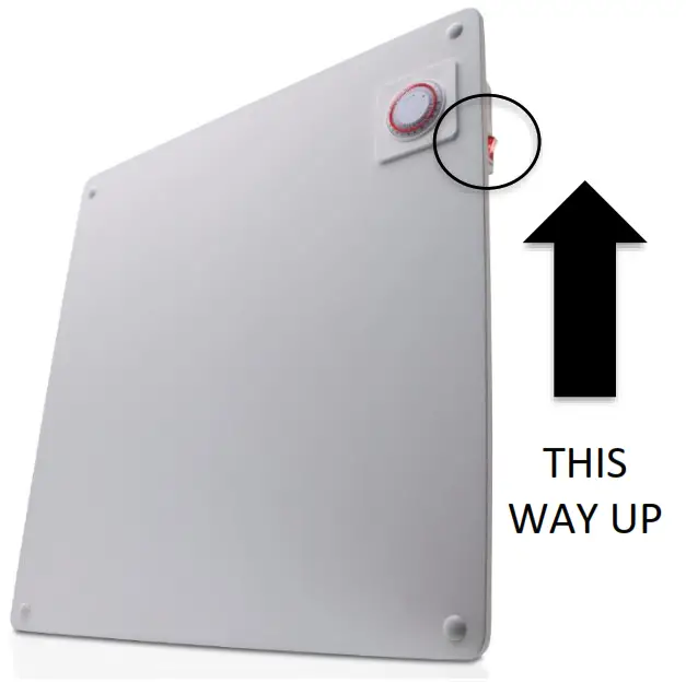 Goldair GFP211 Fibre Panel Heater - power