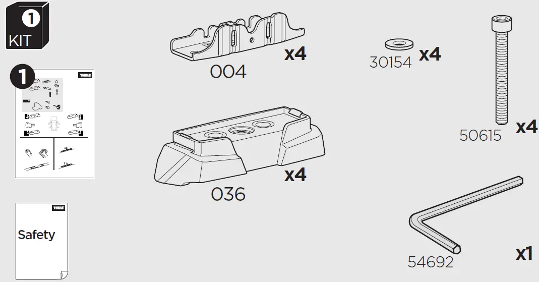 THULE 187014 Fixpoint Kit 01