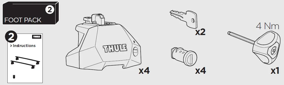 THULE 187014 Fixpoint Kit 02