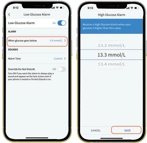Abbott Freestyle Libre 2 System Starter Kit -alarms 2