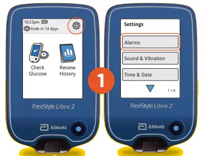 Abbott Freestyle Libre 2 System Starter Kit -alarms5