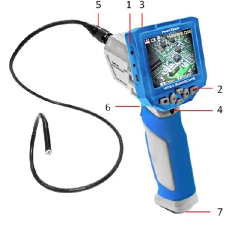 PeakTech 5600 Video Borescope Inspection 1