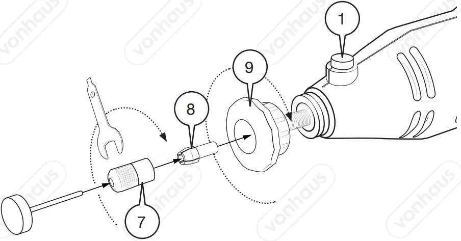 VonHaus 3515065 Rotary Multi Tool - Fig 2