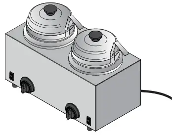 SERVER ESSENTIALS TWIN FS 81220 Topping Warmer - 1