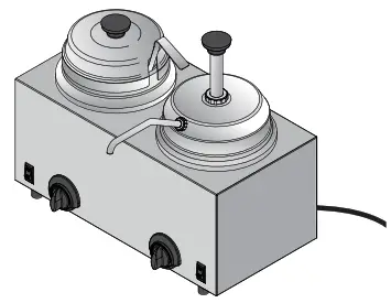 SERVER ESSENTIALS TWIN FS 81220 Topping Warmer - 2