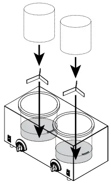 SERVER ESSENTIALS TWIN FS 81220 Topping Warmer - 6