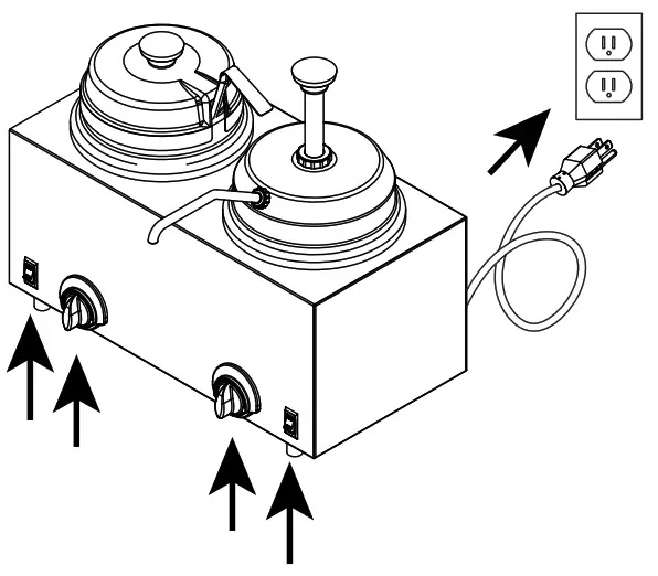 SERVER ESSENTIALS TWIN FS 81220 Topping Warmer - 8