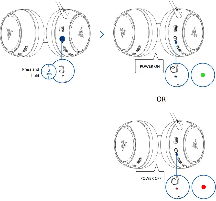 RAZER Kaira Hyperspeed Wireless Gaming Headset - Fig 11