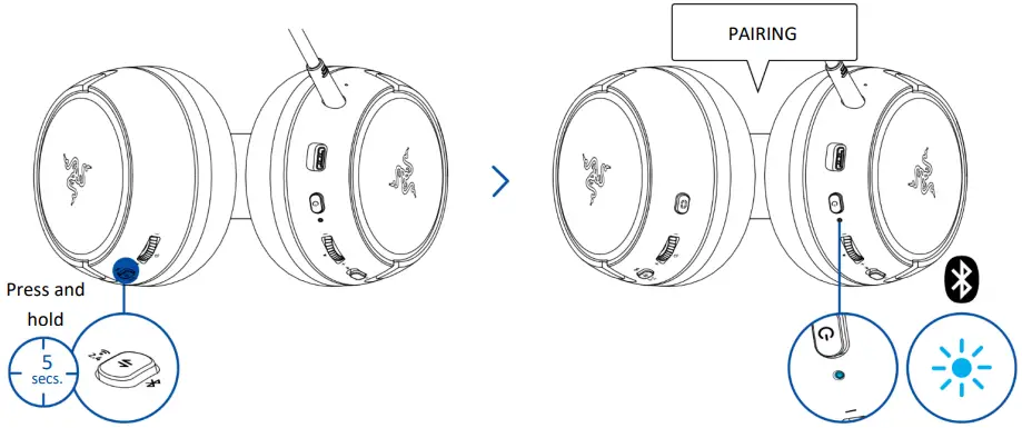 RAZER Kaira Hyperspeed Wireless Gaming Headset - Fig 16