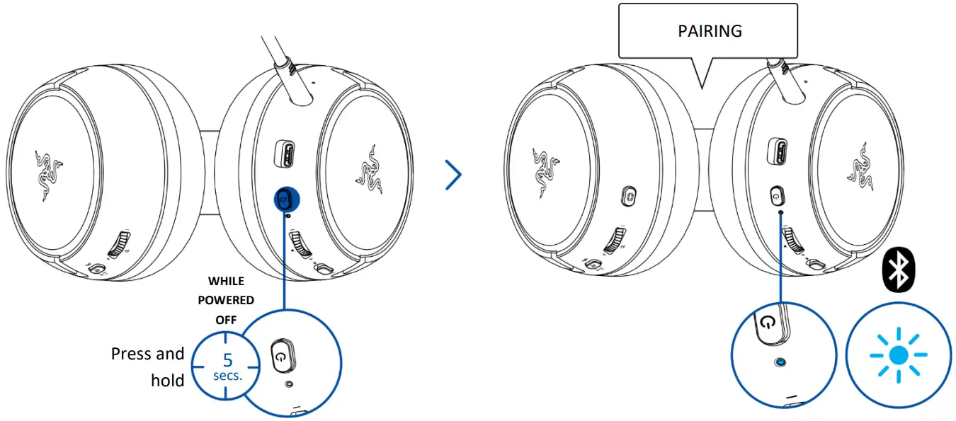 RAZER Kaira Hyperspeed Wireless Gaming Headset - Fig 8