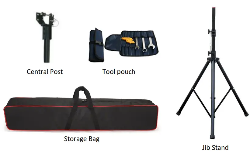 PROAIM P 9 TS 9ft Camera Crane Jib with Stand- fig 1