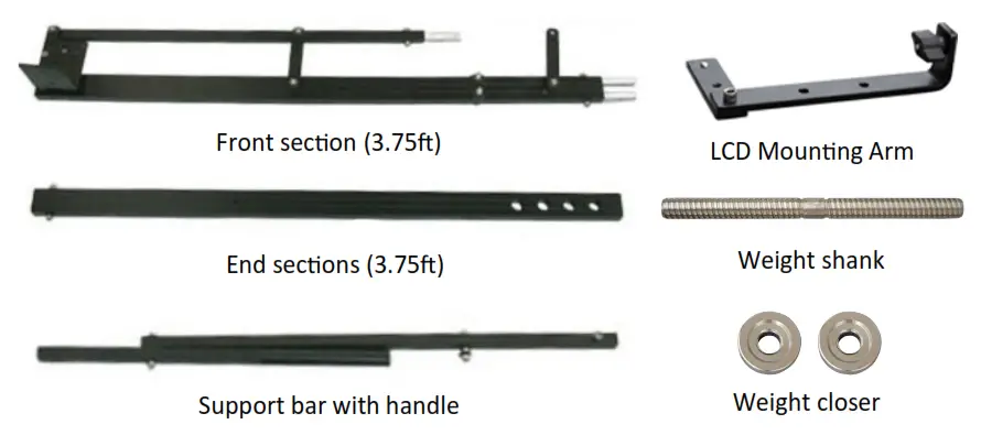 PROAIM P 9 TS 9ft Camera Crane Jib with Stand- fig