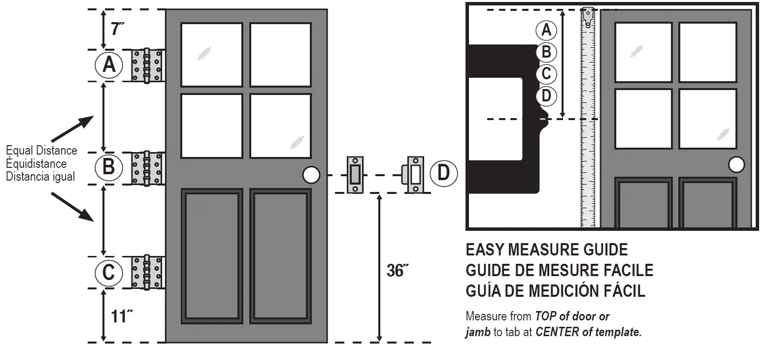 MILESCRAFT 1214 HingeMate200 Door Hinge Installation Kit 2