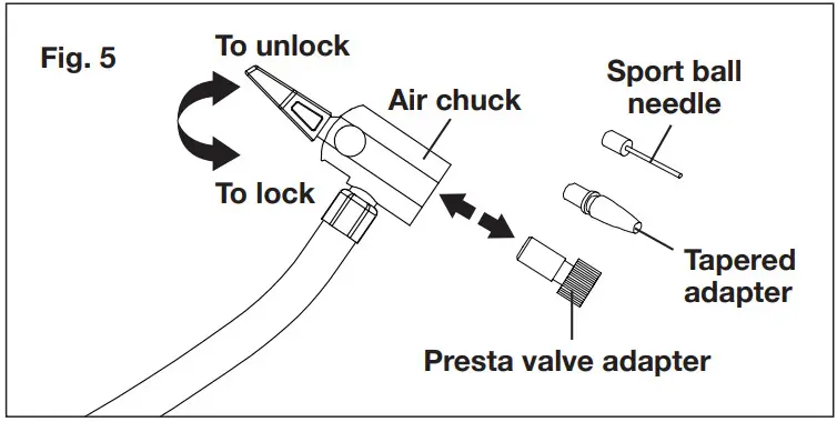 SUN JOE 24V AJC LTX RM Cordless Air Compressor - Figure 5