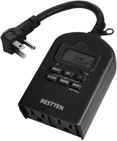 BESTTEN USOT-D-2A Multifunction Outdoor Digital Timer