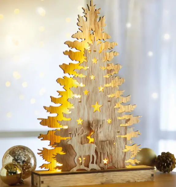 COOPER K971 20 LED Wooden Tree -