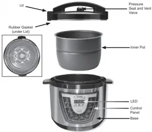 Power Pressure Cooker XL PARTS