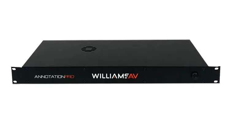 Williams Av An C5 Annotation Pro Video System User Manual Williams Av An C5 Annotation Pro Video System User Manual
