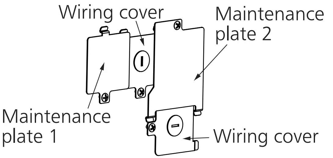 Panasonic FV-SW20VEC1 LCD Wired Wall Control Panel Installation illustration