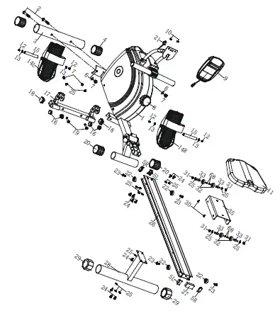 YORK-FITNESS-56042-Warrior-R400-Rower-Machine-16