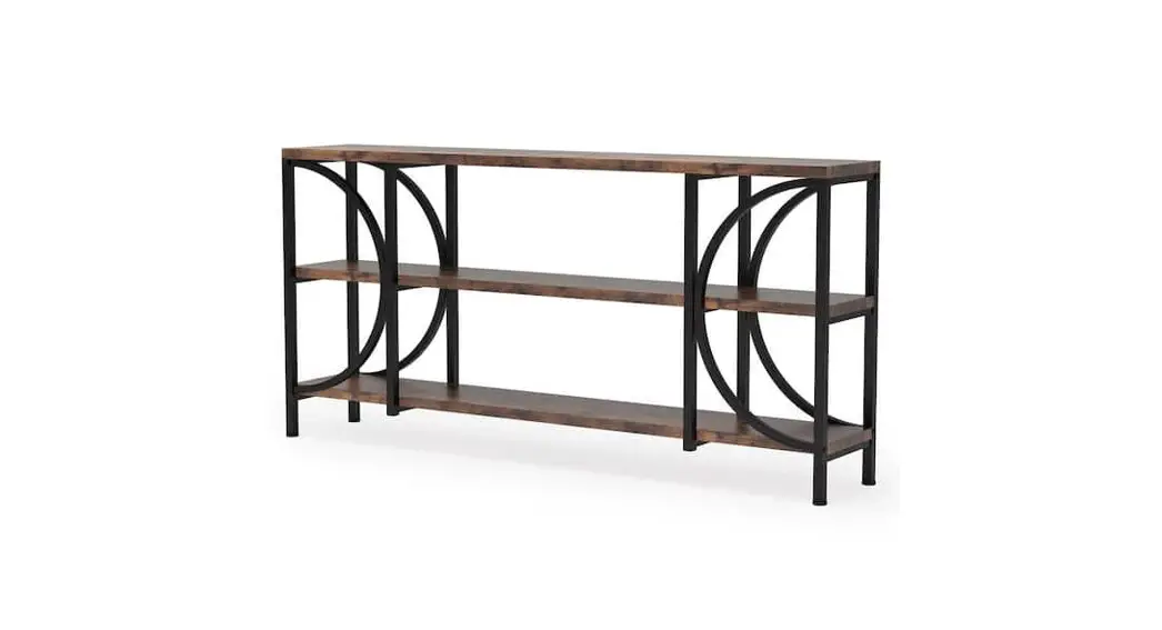 Tribesigns Tjhd-qp-1597 Standard Rectangle Wood Sofa Console Table Instruction Manual
