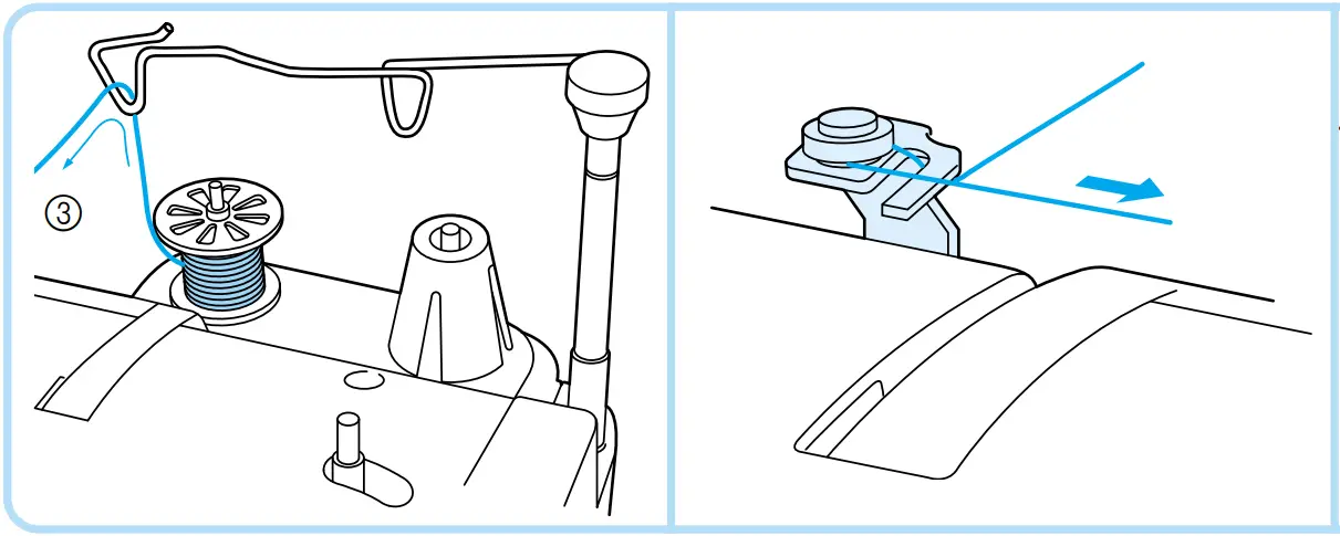 brother PQ1500SL High Speed Straight Stitch Sewing Machine - FIGURE 25