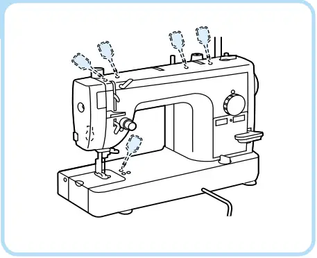 brother PQ1500SL High Speed Straight Stitch Sewing Machine - FIGURE 57