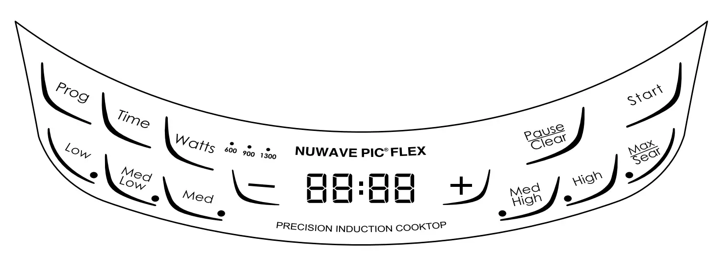 NUWAVE MOSAIC Induction Wok with 14-inch carbon steel wok with tempered glass lid-5