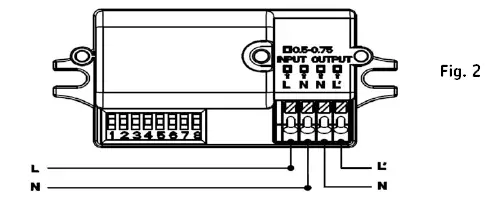 Knightsbridge IP65 Microwave Sensor fig 2