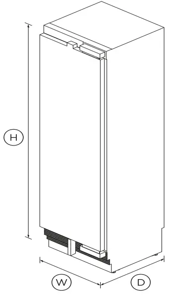 FISHER PAYKEL RS6121SRK1 Integrated Column Refrigerator, 61cm-fig2
