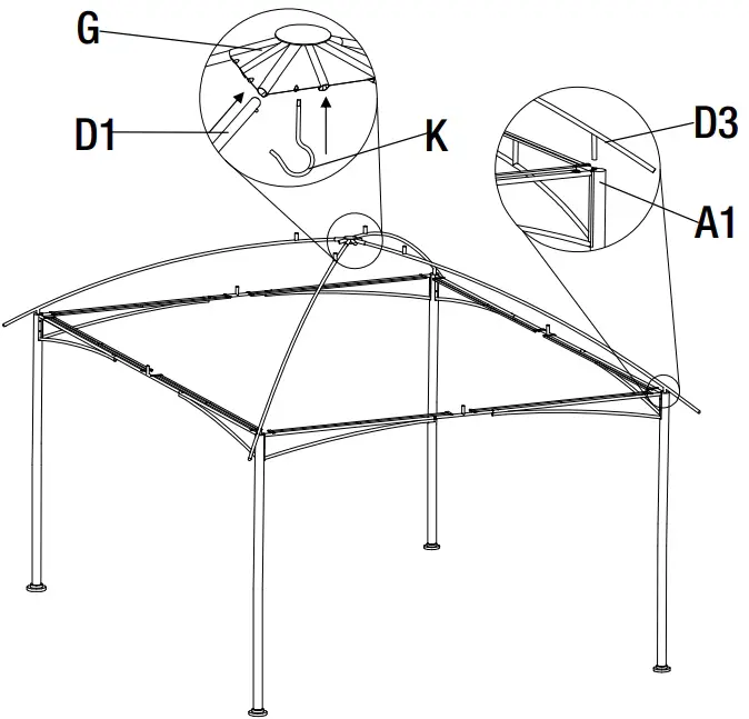 Attaching the Oblique Tube and Hook