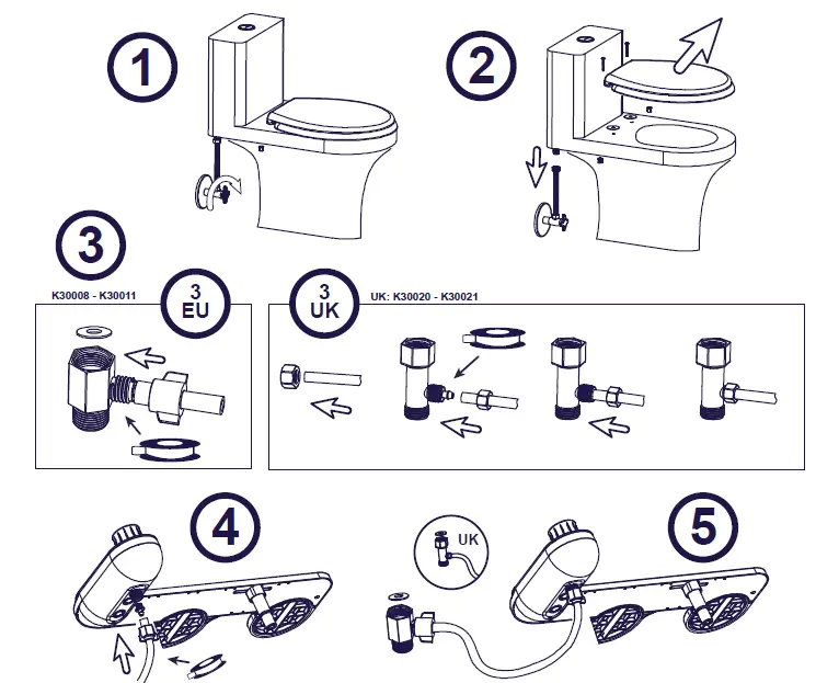 KMINA K30011 Bidet Toilette 2