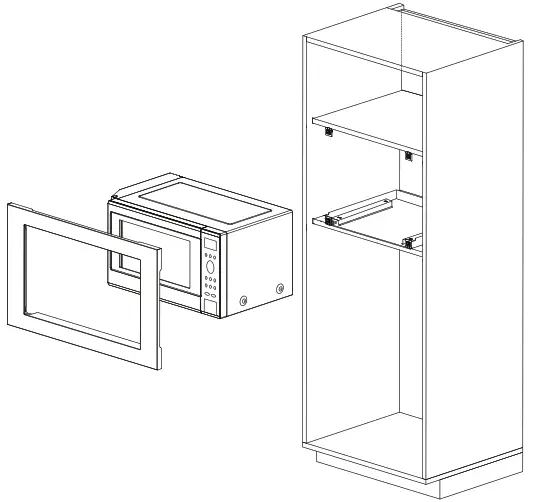 Panasonic NN-TK714S Microwave Trim Kit Instruction Manual - Installation
