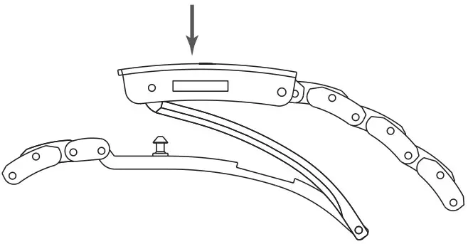 Opening and closing the clasp