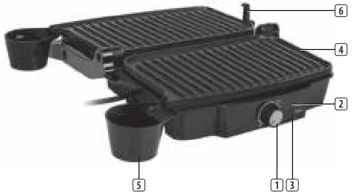 TRiSTAR GR-2860PR Contact Grill-fig2