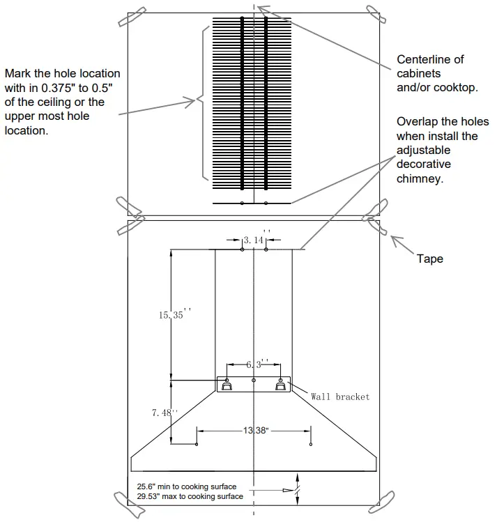 Comfee CVP30W7AST Range Hood 30 inch - fig 4