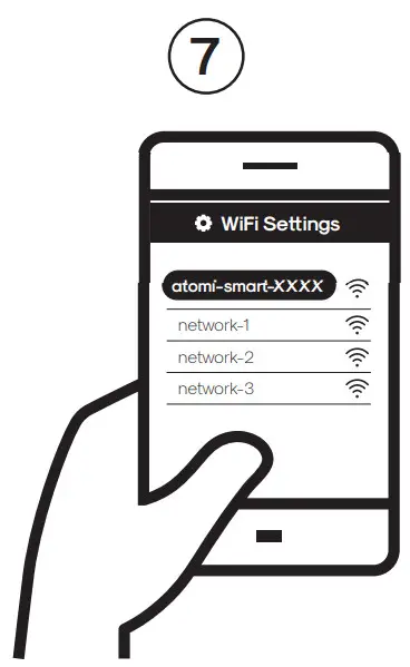 Atomi Smart AT1481 Smart WiFi Ceramic - 9